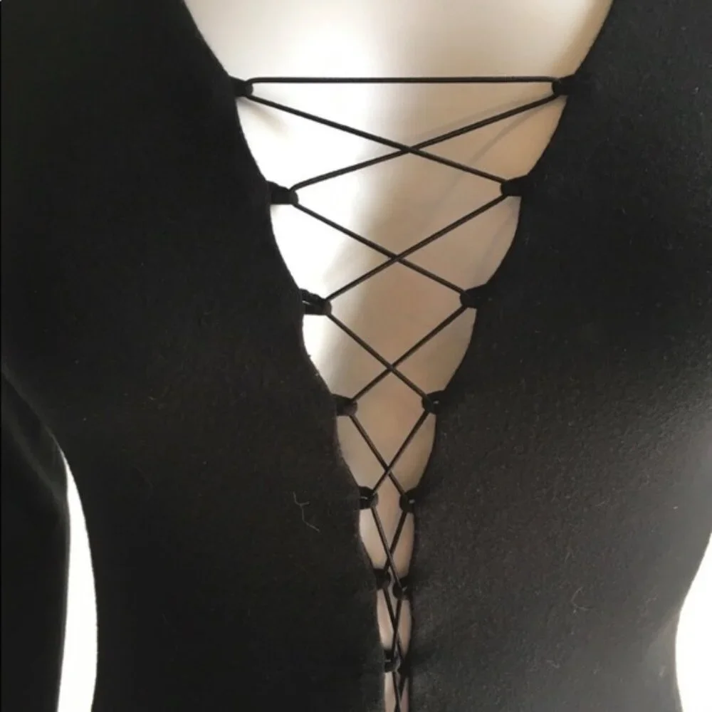 Alexander Wang Lace Up Midi Dress NWT - Picture 4 of 13